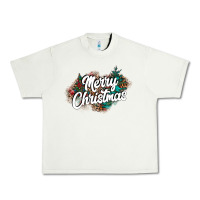 Pistachio Merry Christmas Urban Heavy Tee - CowhideDigitalArt