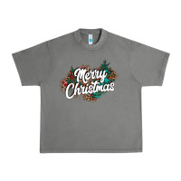 Tornado Merry Christmas Urban Heavy Tee - CowhideDigitalArt