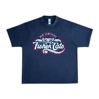 Navy new hampshire fisher cats Urban Heavy Tee - linhVisuals
