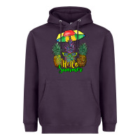 Plum hello summer pineapples Heavyweight Hoodie - RanaPortraitStore