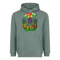 Sage hello summer pineapples Heavyweight Hoodie - RanaPortraitStore