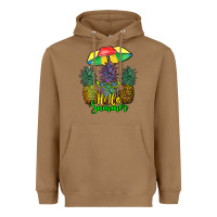 Toasted Coconut hello summer pineapples Heavyweight Hoodie - RanaPortraitStore