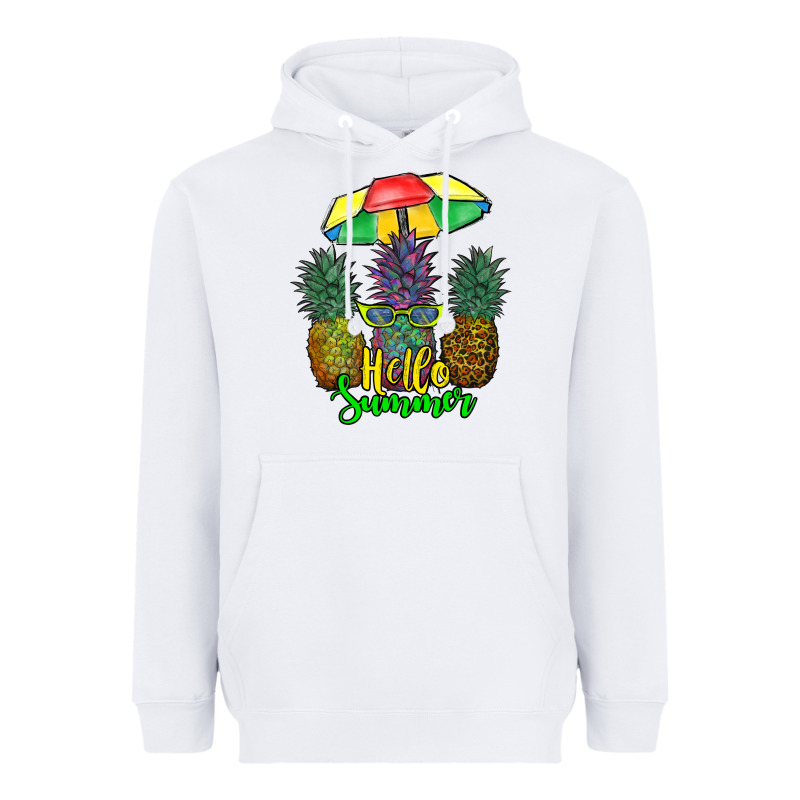 Hello Summer Pineapples Heavyweight Hoodie by RanaPortraitStore | Teevron