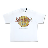 White baker street cafe 221b london   sherlock holmes fans Urban Heavy Tee - linhVisuals