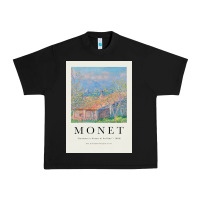 Black Claude Monet 1888 Urban Heavy Tee - linhVisuals