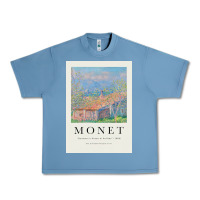 Pebble Blue Claude Monet 1888 Urban Heavy Tee - linhVisuals