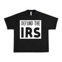 Black defund the irs Urban Heavy Tee - linhVisuals