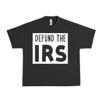 Pigment Black defund the irs Urban Heavy Tee - linhVisuals