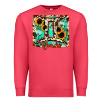 Cardinal gemini turquoise cowhide Premium Sweatshirt - RanaPortraitStore
