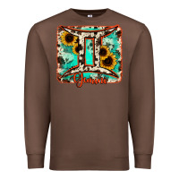 Chestnut gemini turquoise cowhide Premium Sweatshirt - RanaPortraitStore