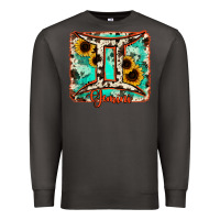 Smoke gemini turquoise cowhide Premium Sweatshirt - RanaPortraitStore