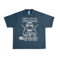 Midnight Navy mess with my wife and they Urban Heavy Tee - linhVisuals