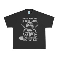 Pigment Black mess with my wife and they Urban Heavy Tee - linhVisuals