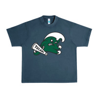 Midnight Navy tulane green wave Urban Heavy Tee - linhVisuals