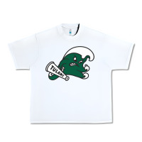 White tulane green wave Urban Heavy Tee - linhVisuals