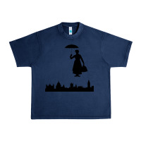 Navy marry poppins Urban Heavy Tee - linhVisuals