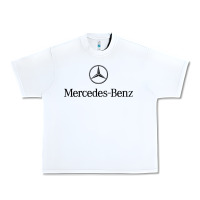 White mercedez benz [tw] Urban Heavy Tee - linhVisuals
