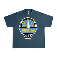 Midnight Navy chicago women sport Urban Heavy Tee - linhVisuals