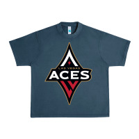 Midnight Navy the aces, la women sport Urban Heavy Tee - linhVisuals