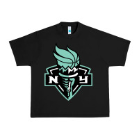 Black new york women sport Urban Heavy Tee - linhVisuals