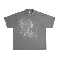 Tornado middle earth map [tb] Urban Heavy Tee - linhVisuals