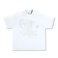White middle earth map [tb] Urban Heavy Tee - linhVisuals