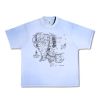 Grape Ice middle earth map [tw] Urban Heavy Tee - linhVisuals