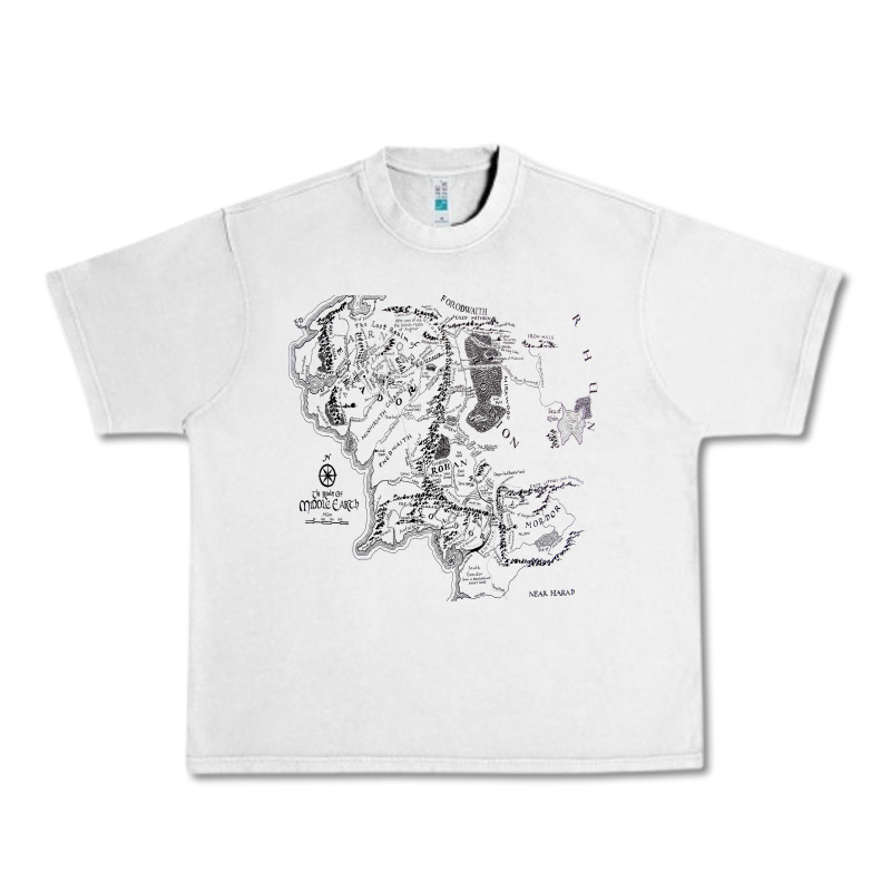 Middle Earth Map [tw] Urban Heavy Tee by linhVisuals | Teevron
