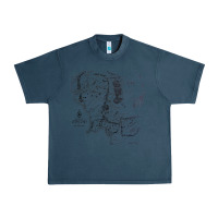 Midnight Navy middle earth map [tw] Urban Heavy Tee - linhVisuals