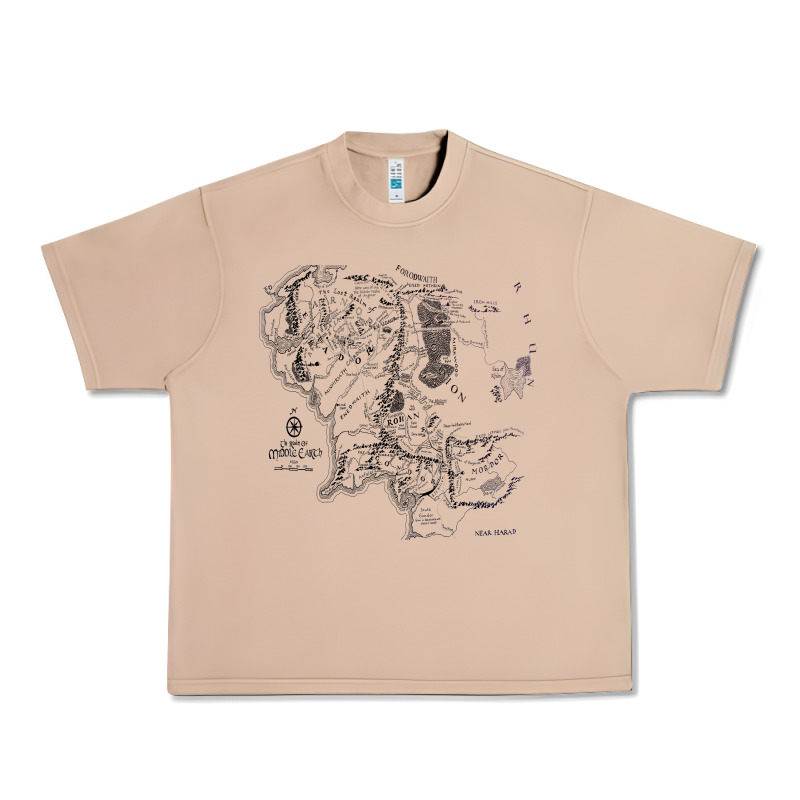 Middle Earth Map [tw] Urban Heavy Tee by linhVisuals | Teevron