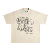 Sandshell middle earth map [tw] Urban Heavy Tee - linhVisuals