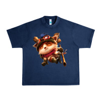 Navy league of legends teemo Urban Heavy Tee - linhVisuals