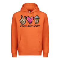 Carrot peace love coffee Premium Hoodie - Jasminsmagicworld