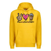 Lemon peace love coffee Premium Hoodie - Jasminsmagicworld