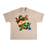 French Oak league of legends teemo Urban Heavy Tee - linhVisuals