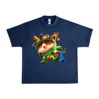 Navy league of legends teemo Urban Heavy Tee - linhVisuals