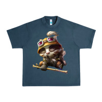Midnight Navy league of legends teemo Urban Heavy Tee - linhVisuals