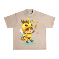 French Oak league of legends beemo Urban Heavy Tee - linhVisuals