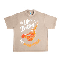 French Oak snowboard t  shirt snowboarding i snowboarder i winter sports t  shirt Urban Heavy Tee - linhVisuals