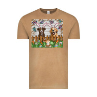Vintage Camel Easter Dog Vintage Tee - CowhideDigitalArt