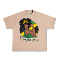 Burro jamaican black woman t shirt jamaica afro girl pride Urban Heavy Tee - linhVisuals