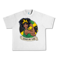 Lunar Rock jamaican black woman t shirt jamaica afro girl pride Urban Heavy Tee - linhVisuals