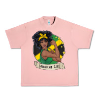 Salmon jamaican black woman t shirt jamaica afro girl pride Urban Heavy Tee - linhVisuals