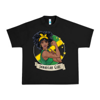 Black jamaican black woman t shirt jamaica afro girl pride Urban Heavy Tee - linhVisuals