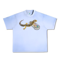 Grape Ice leopard gecko playing video game lizard & reptiles gamers t shirt Urban Heavy Tee - linhVisuals