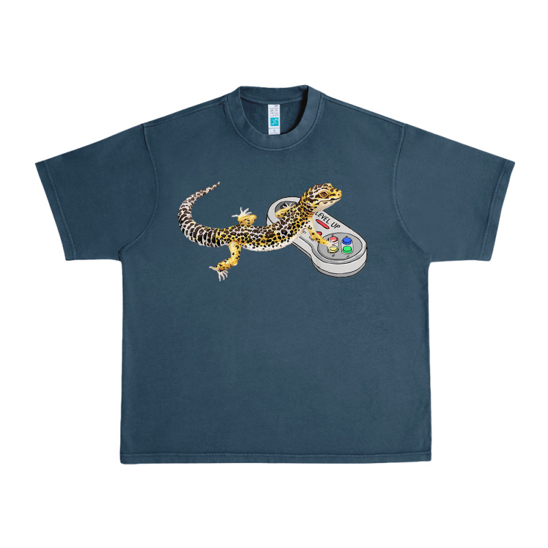 Leopard Gecko Playing Video Game Lizard & Reptiles Gamers T Shirt Urban Heavy Tee by linhVisuals | Teevron