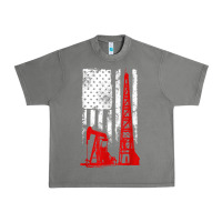 Tornado oilfield shirt   us flag oil rig shirt Urban Heavy Tee - linhVisuals