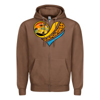 Chestnut Bus Driver Off Duty Heart Zipper Hoodie - Jasminsmagicworld