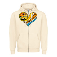 Sandshell Bus Driver Off Duty Heart Zipper Hoodie - Jasminsmagicworld
