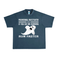 Midnight Navy paranormal investigator ghost hunting t shirt Urban Heavy Tee - linhVisuals